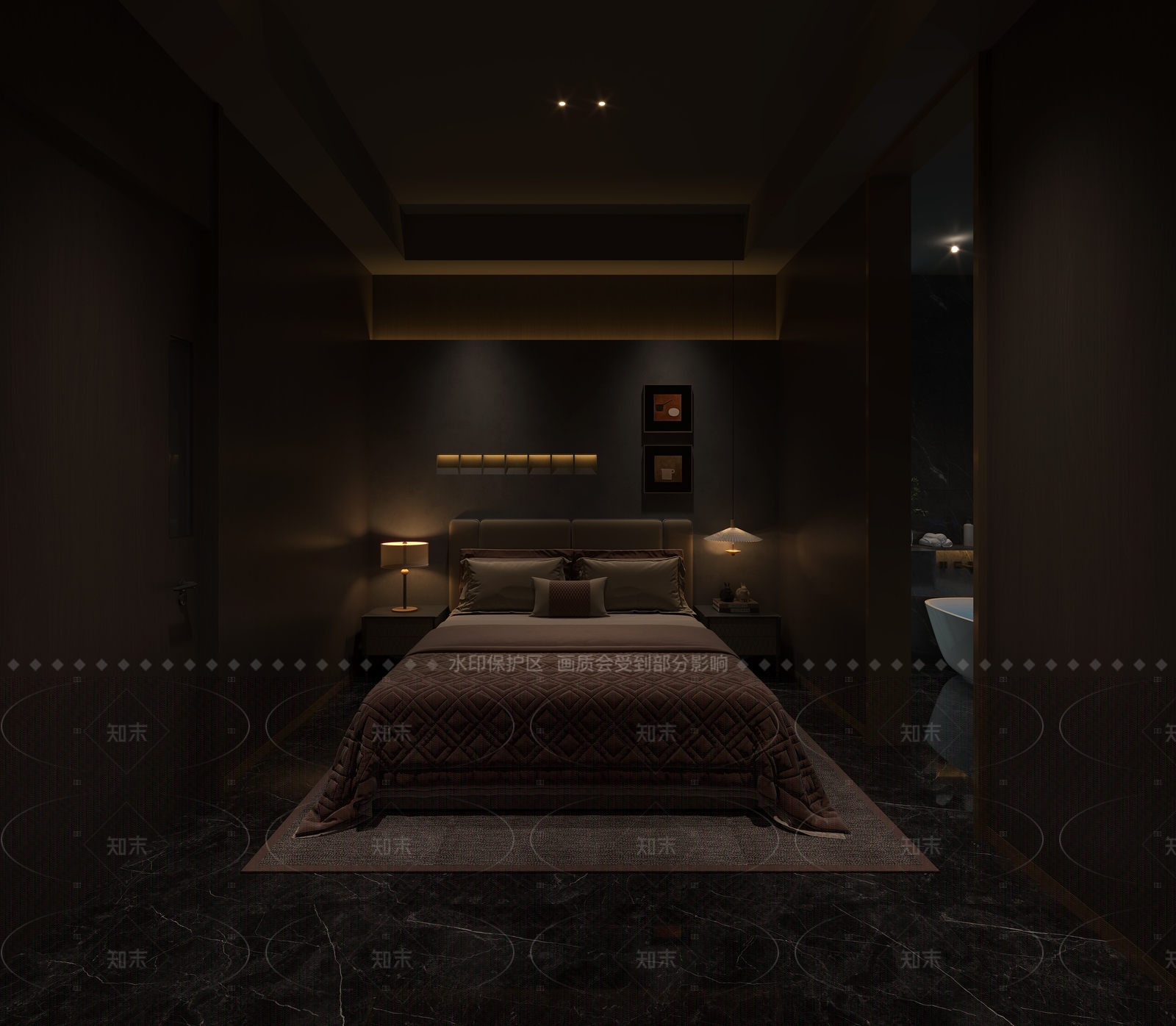 现代新中式足浴店3D模型下载【ID:1206816219】