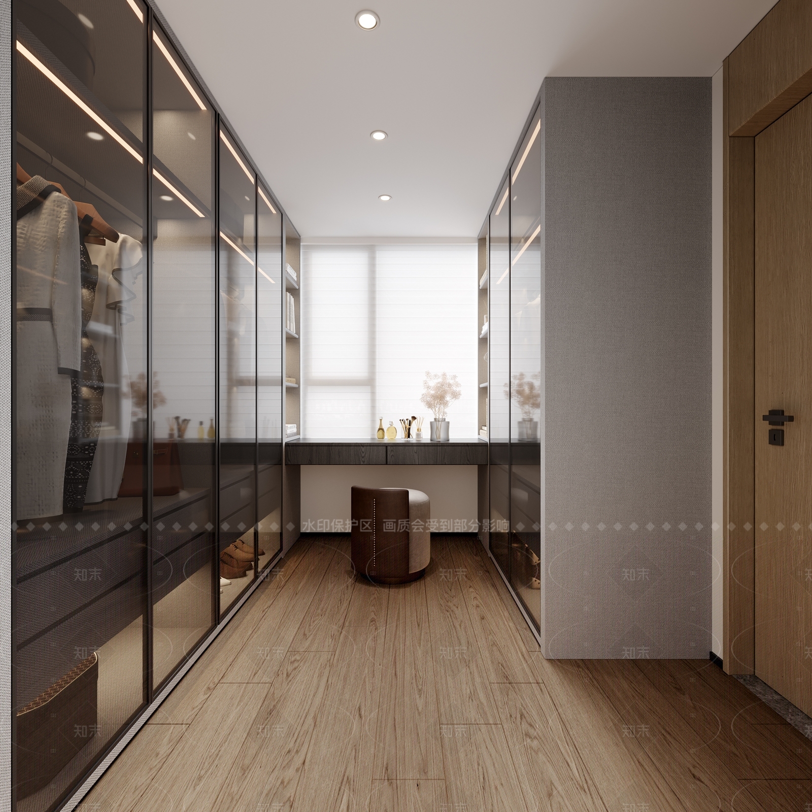现代意式衣帽间3D模型下载【ID:1206816688】