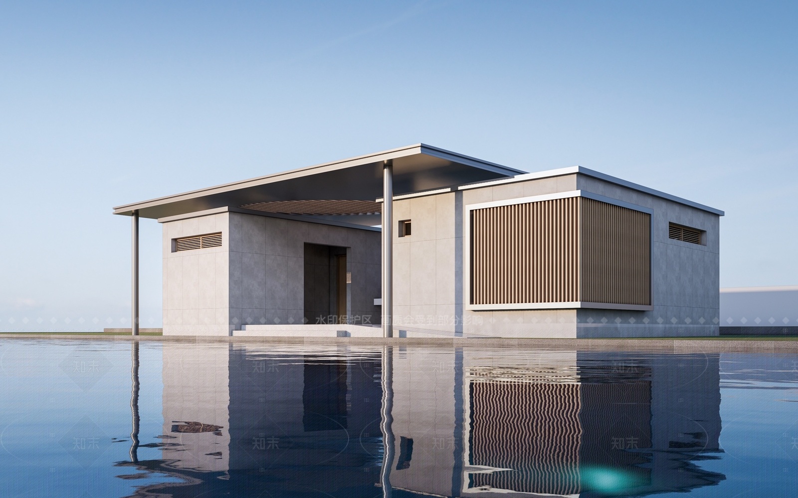 现代其他景观小建筑SU模型下载【ID:1206826070】