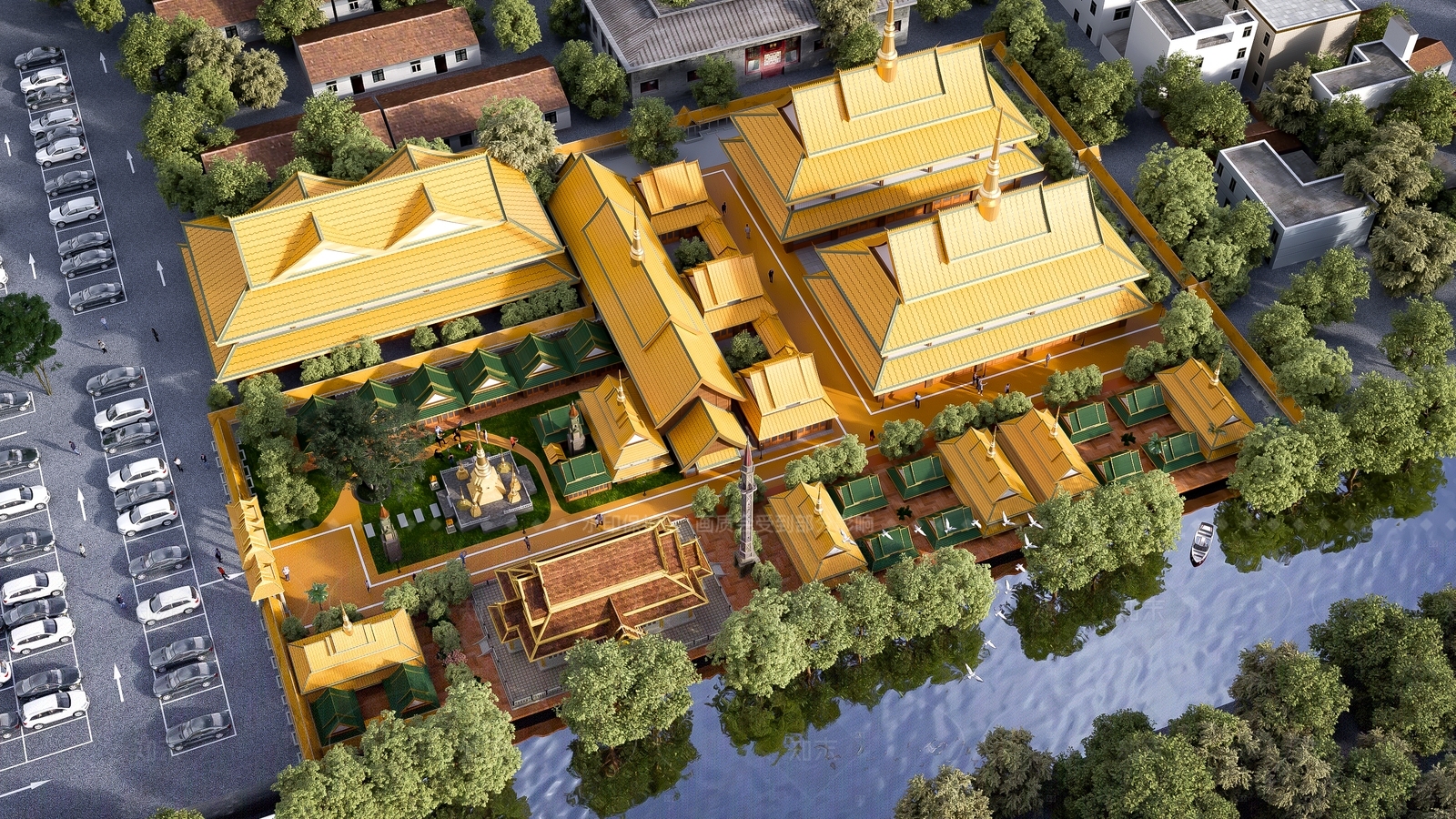 复古古建3D模型下载【ID:1206834029】