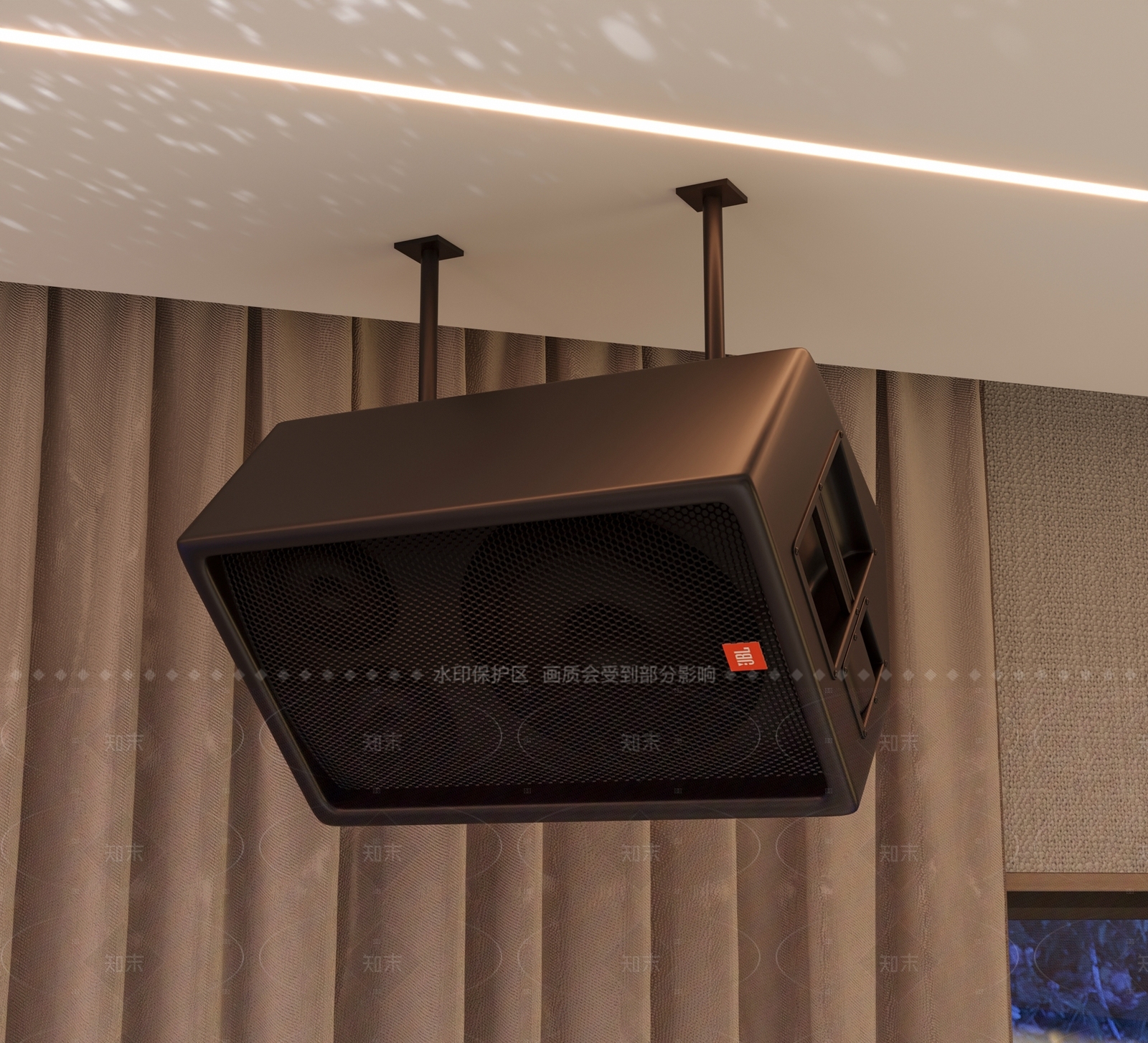 现代舞台音响3D模型下载【ID:1206836409】