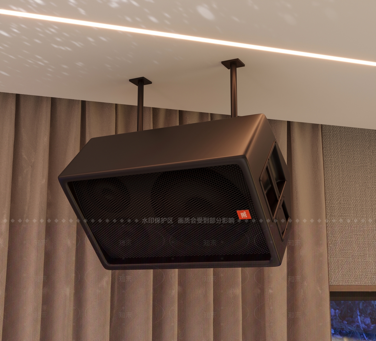 现代舞台音响SU模型下载【ID:1206836540】