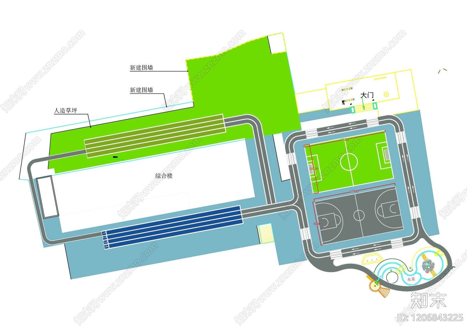 现代幼儿园施工图下载【ID:1206843225】