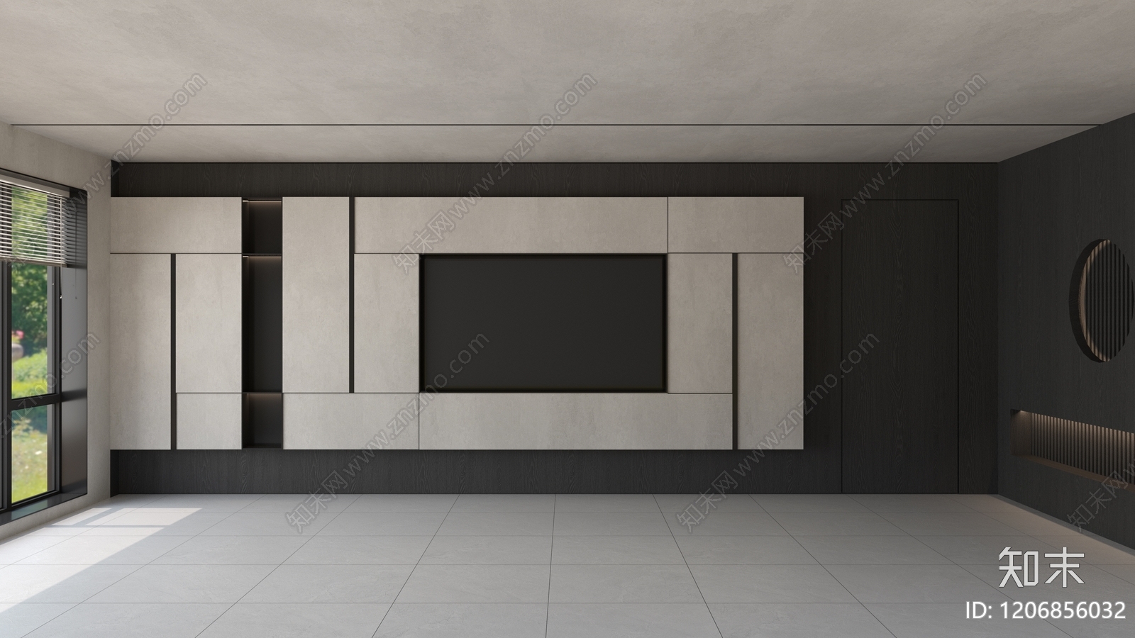 现代家居客厅SU模型下载【ID:1206856032】