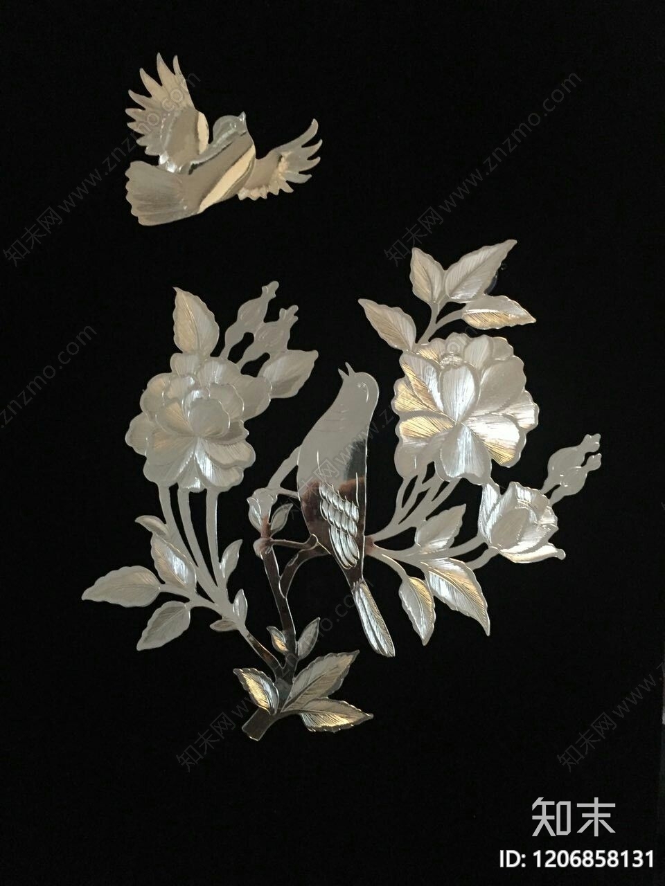 现代新中式贝壳马赛克贴图下载【ID:1206858131】