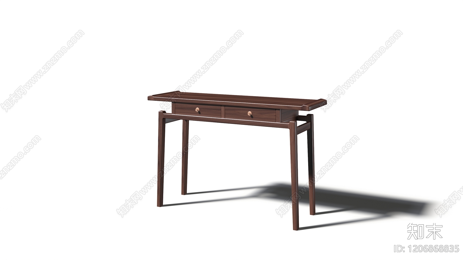 新中式中式玄关柜3D模型下载【ID:1206868835】