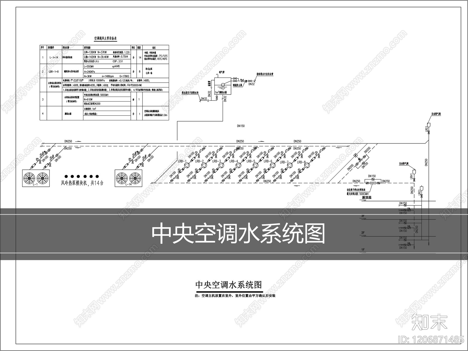 空调系统cad施工图下载【ID:1206871485】