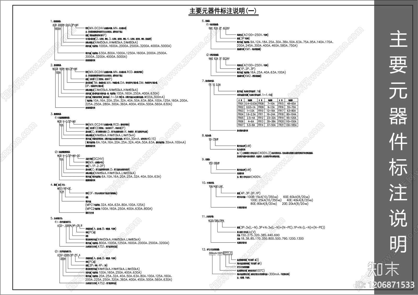电气图cad施工图下载【ID:1206871533】
