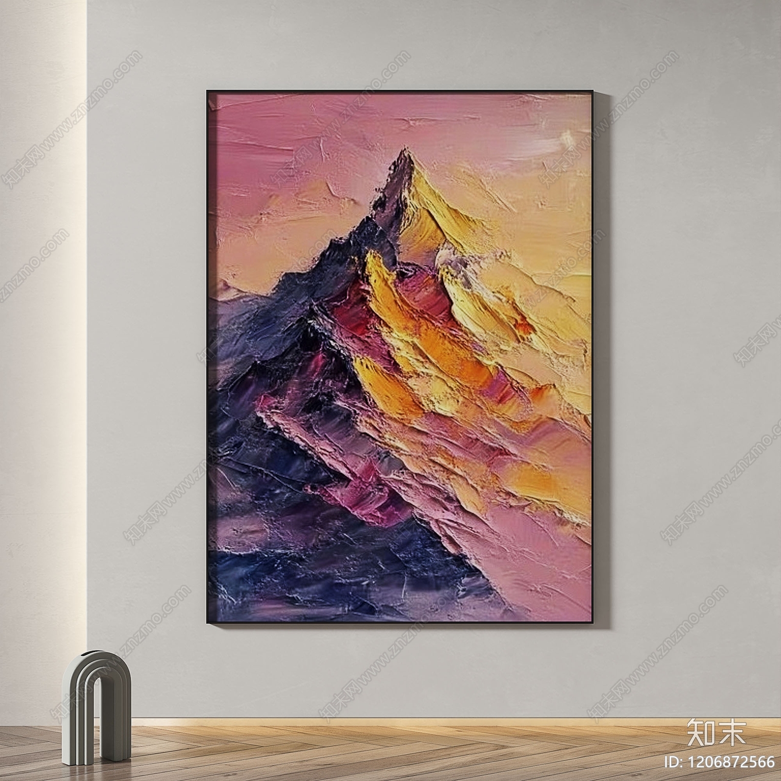 现代轻奢挂画3D模型下载【ID:1206872566】