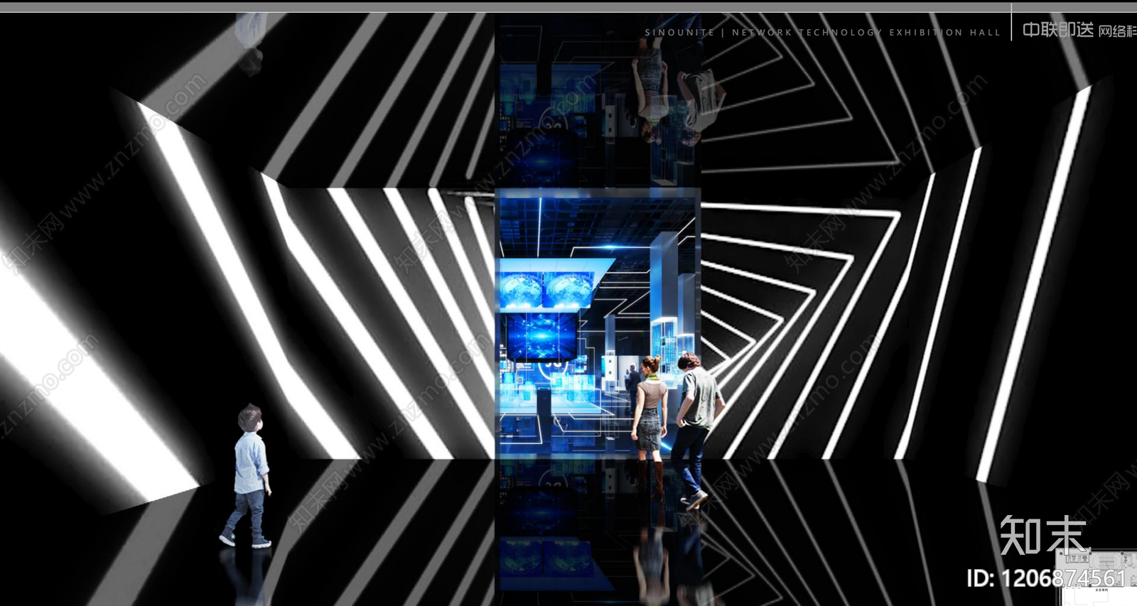 现代科技展厅下载【ID:1206874561】