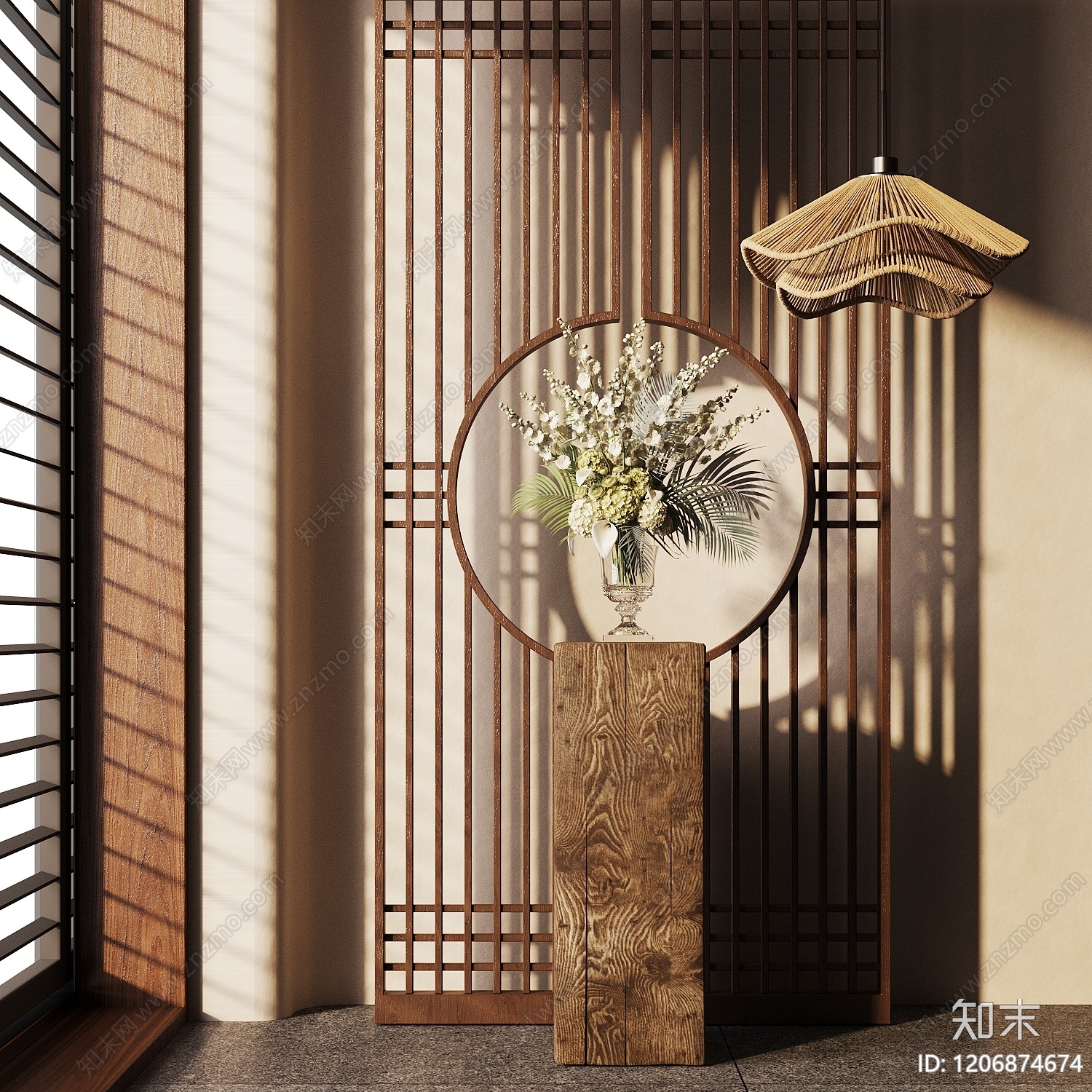 新中式花瓶SU模型下载【ID:1206874674】