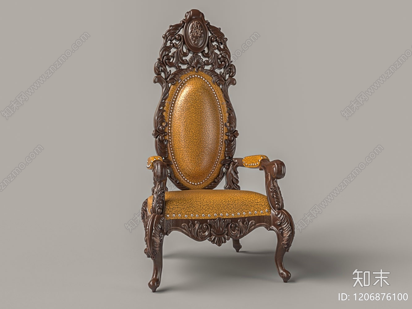 欧式餐椅3D模型下载【ID:1206876100】