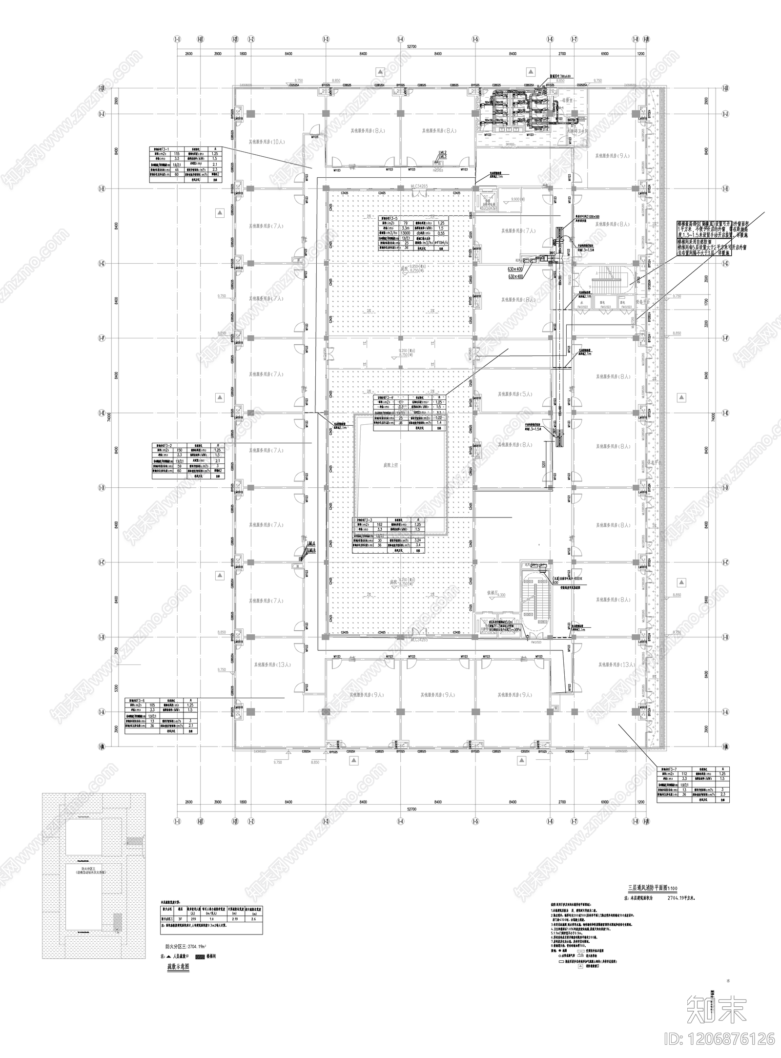 通风系统cad施工图下载【ID:1206876126】