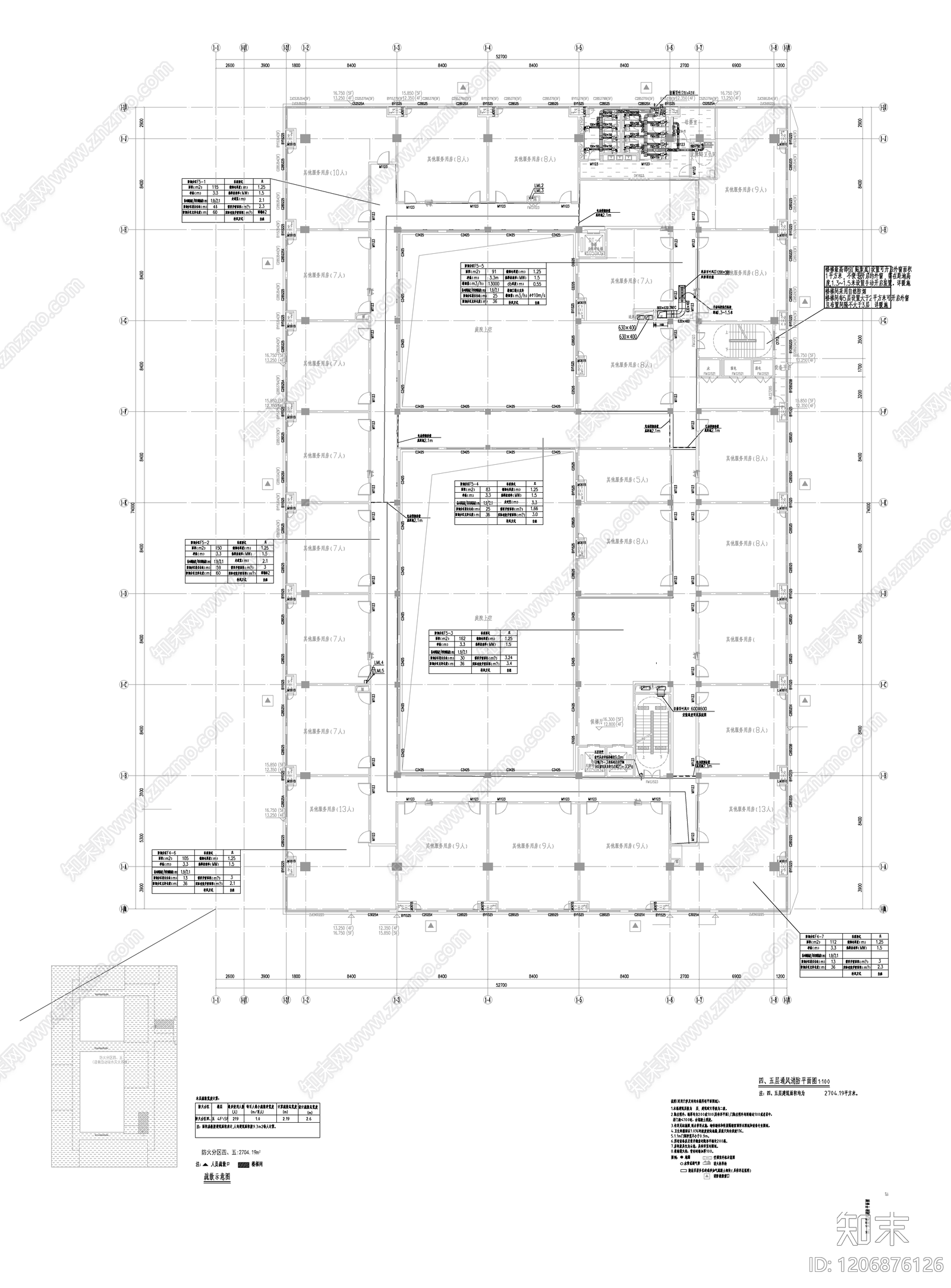 通风系统cad施工图下载【ID:1206876126】