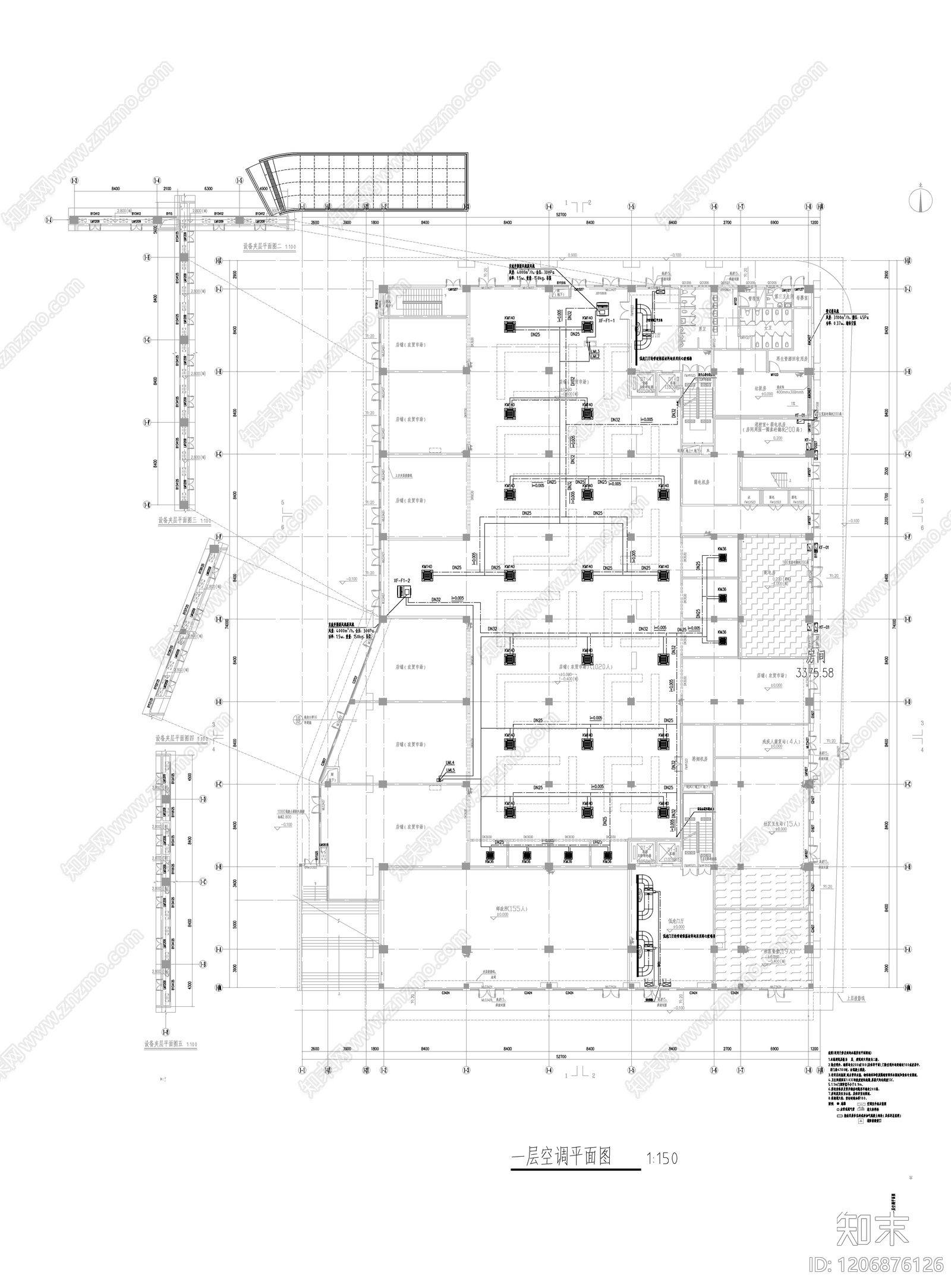 通风系统cad施工图下载【ID:1206876126】