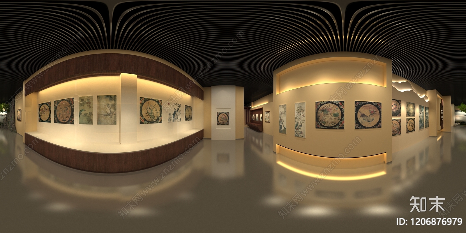 新中式中式室内HDR贴图下载【ID:1206876979】