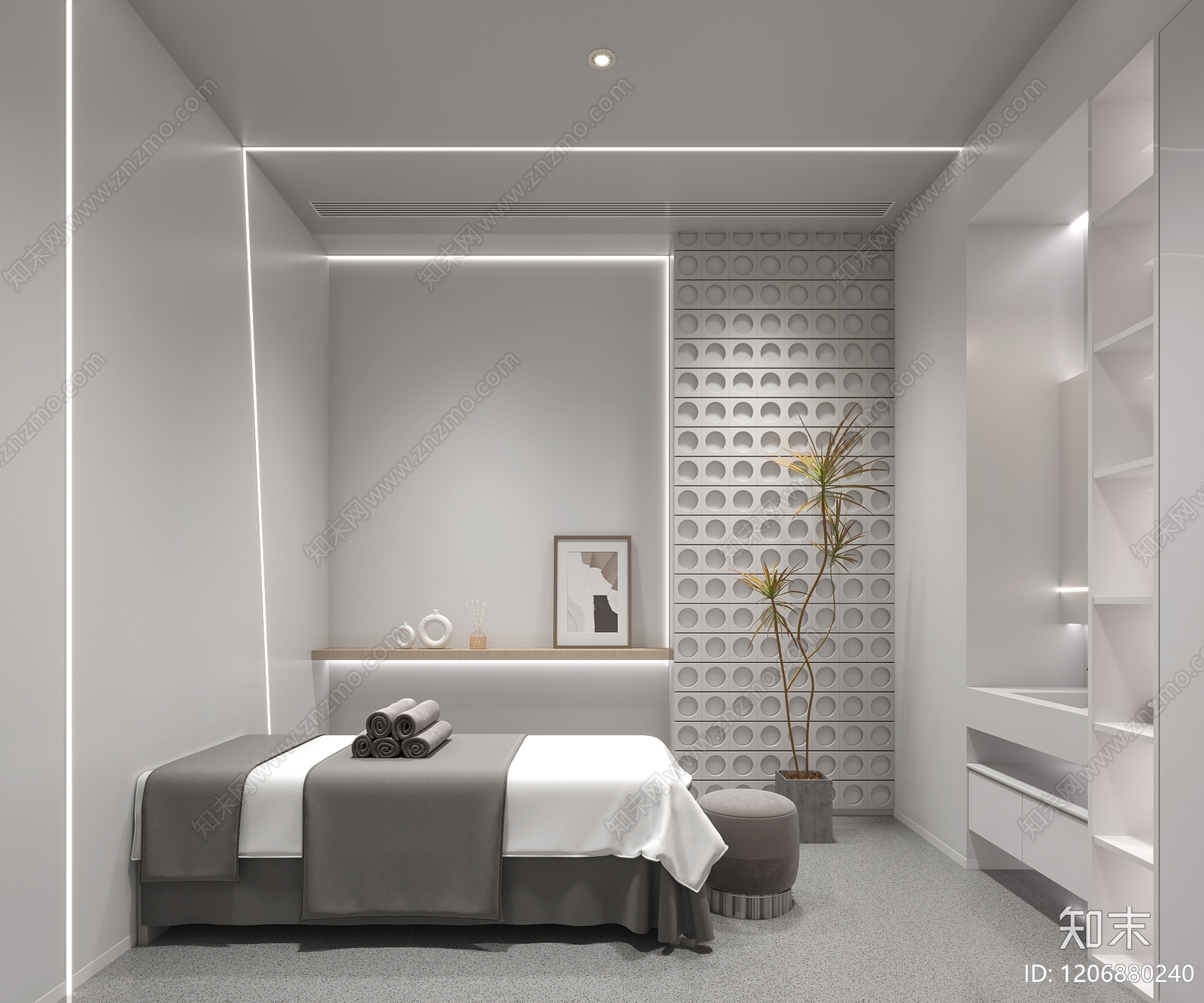现代美容院3D模型下载【ID:1206880240】