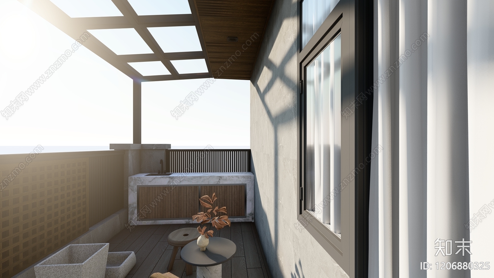 现代景观石SU模型下载【ID:1206880325】