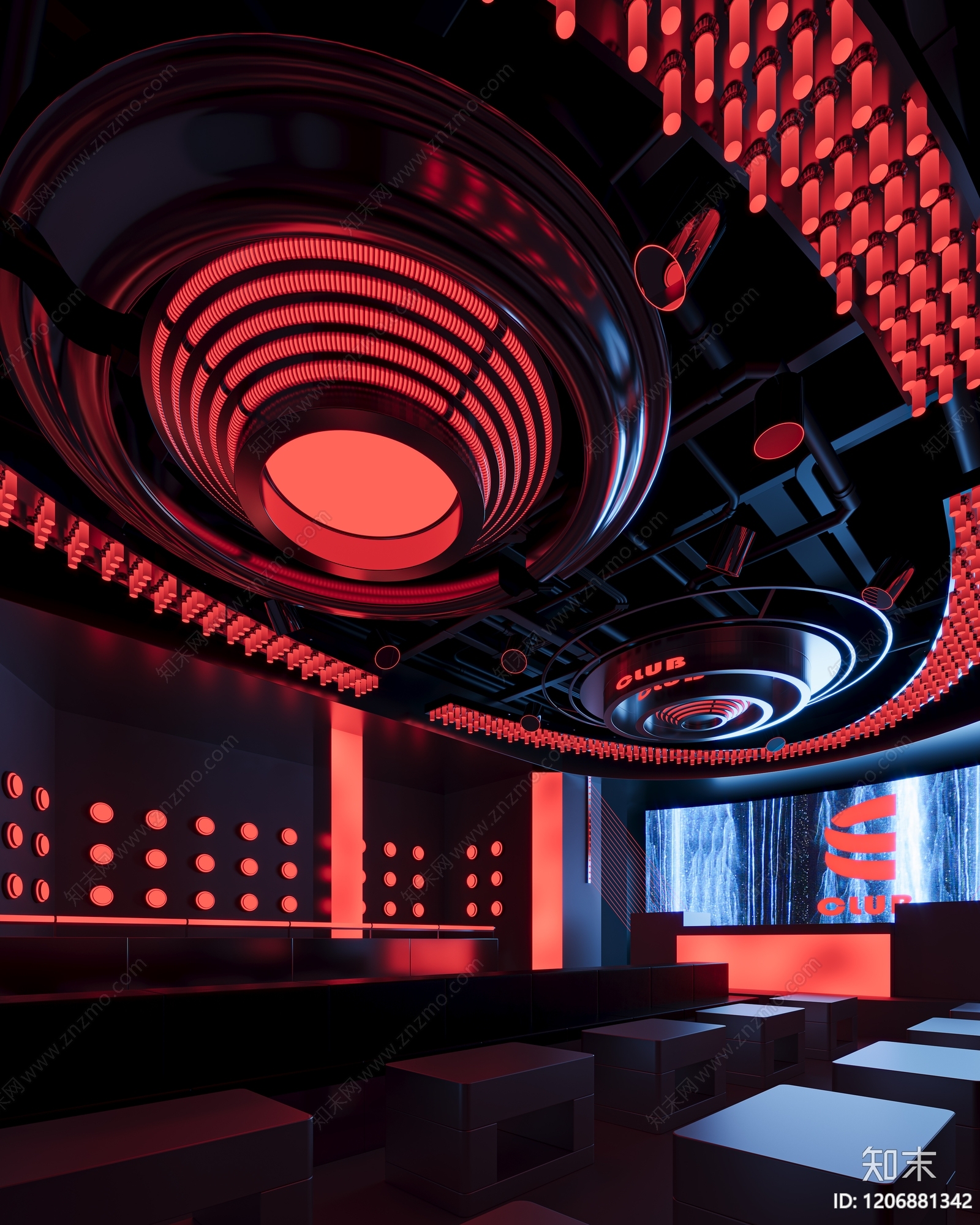 现代工业酒吧3D模型下载【ID:1206881342】