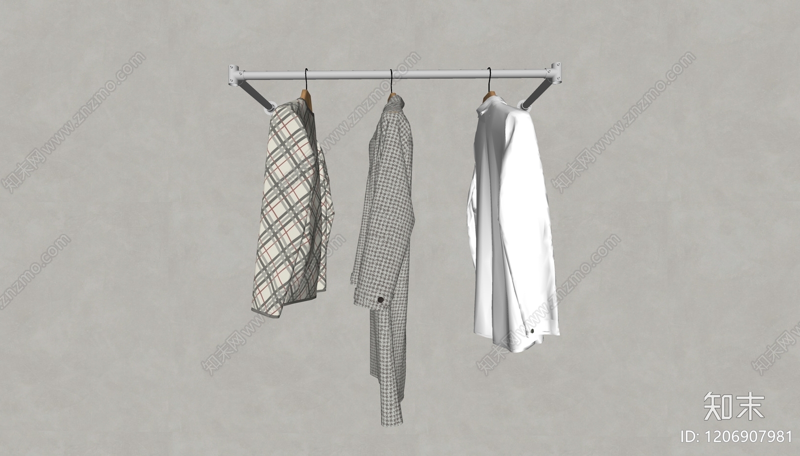 衣服SU模型下载【ID:1206907981】