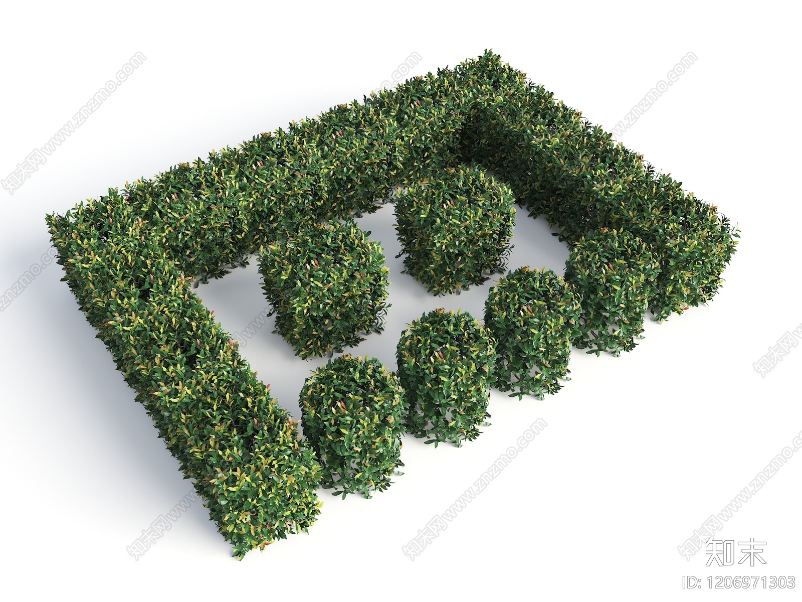 灌木3D模型下载【ID:1206971303】