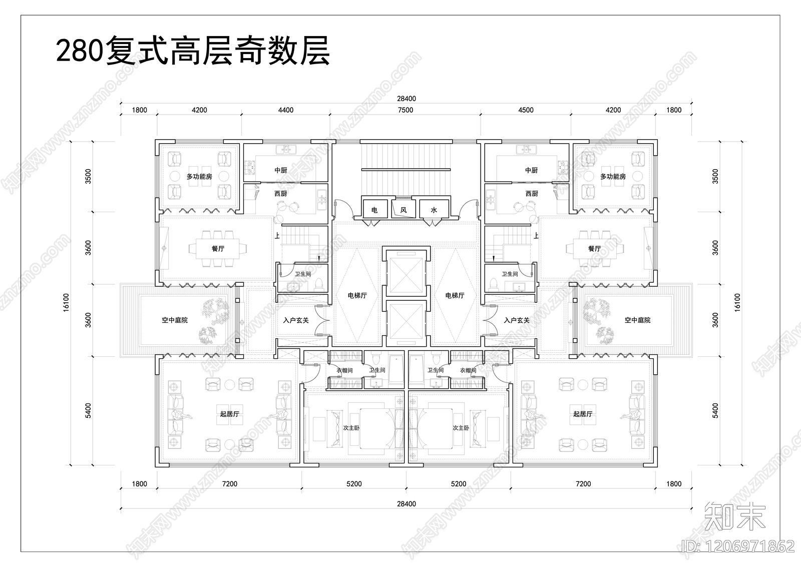 高层住宅CAD图纸精品下载_AutoCAD图纸_知末网