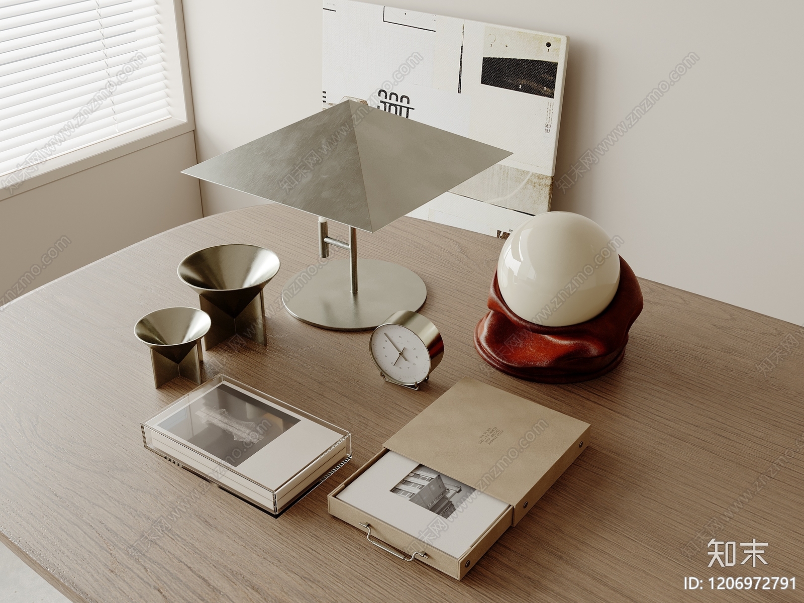 现代意式摆件组合3D模型下载【ID:1206972791】