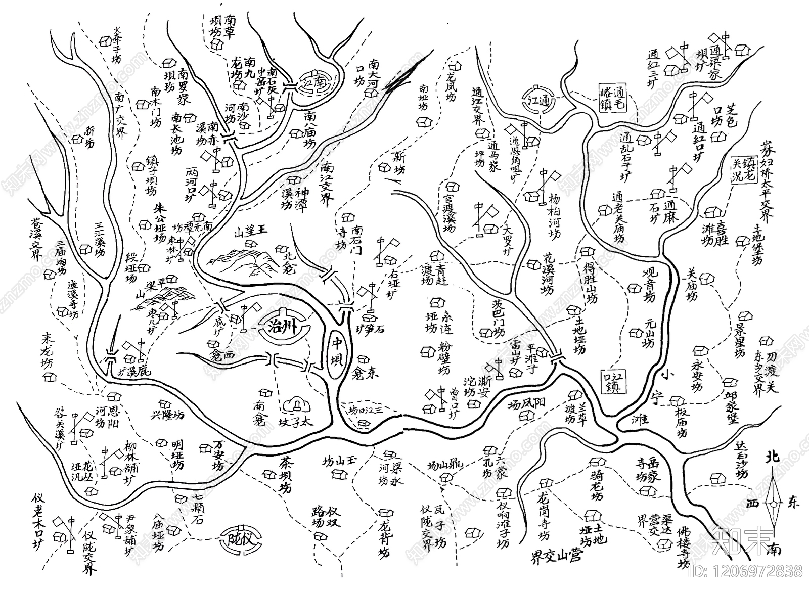 中式其他挂画贴图下载【ID:1206972838】