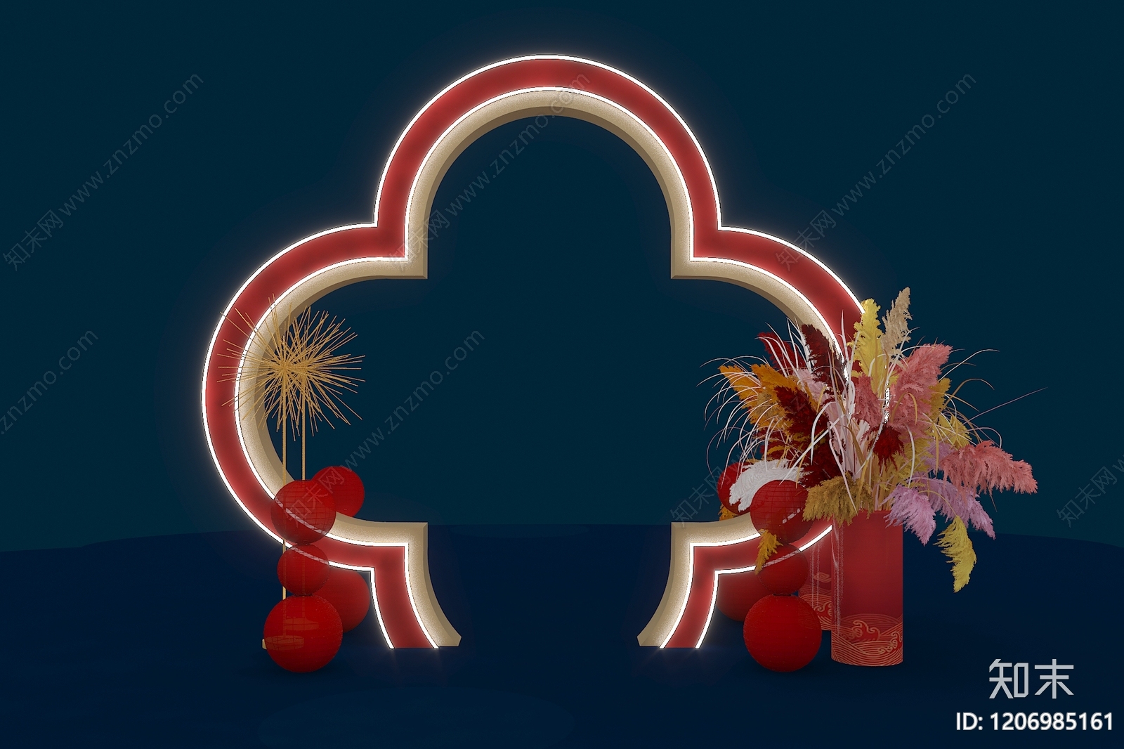 新中式其他美陈3D模型下载【ID:1206985161】