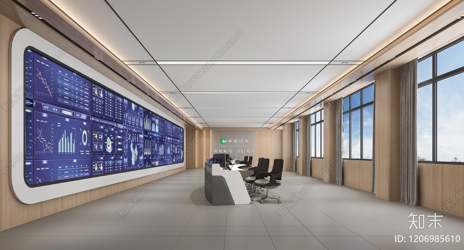 现代报告厅3D模型下载【ID:1206985610】