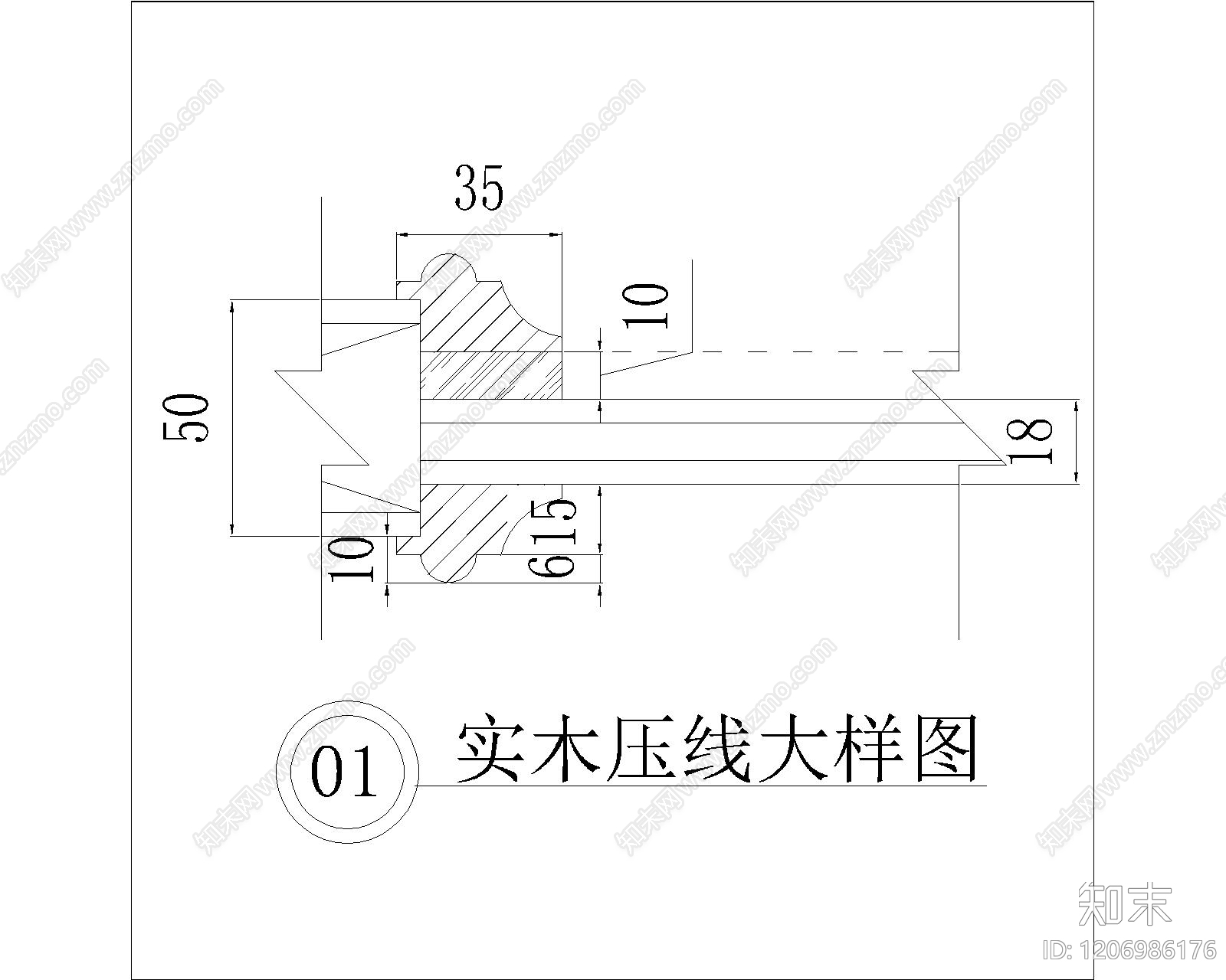 综合门节点cad施工图下载【ID:1206986176】