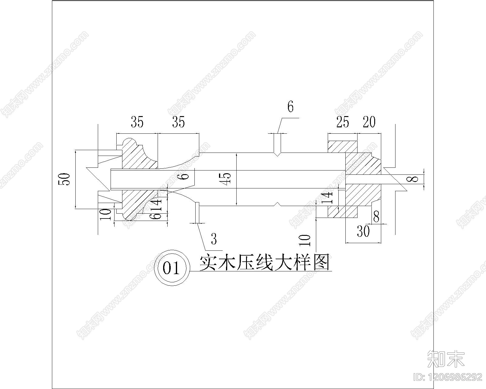 综合门节点cad施工图下载【ID:1206986292】