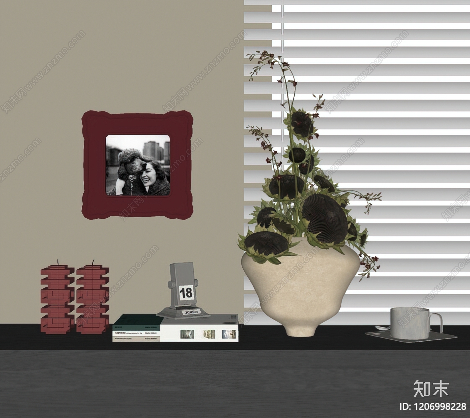 法式中古摆件组合SU模型下载【ID:1206998228】