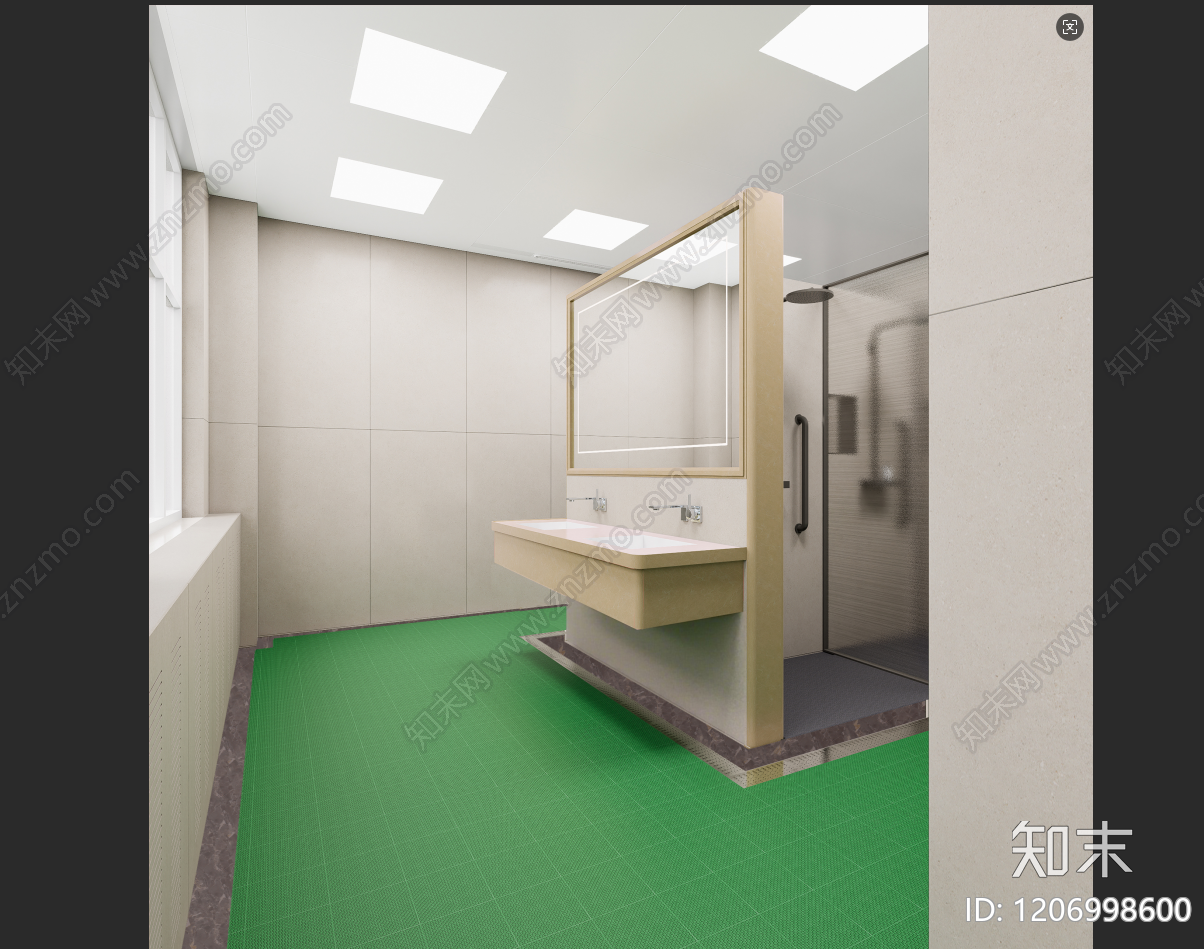 现代健身房cad施工图下载【ID:1206998600】