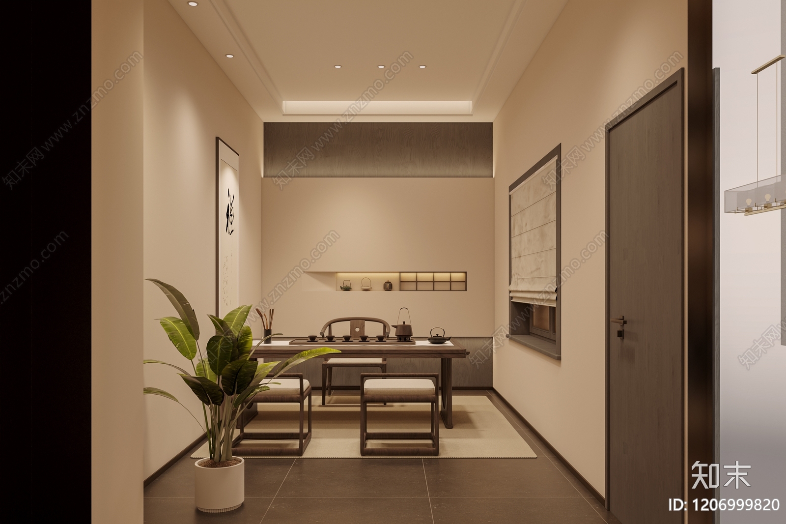 现代包厢3D模型下载【ID:1206999820】