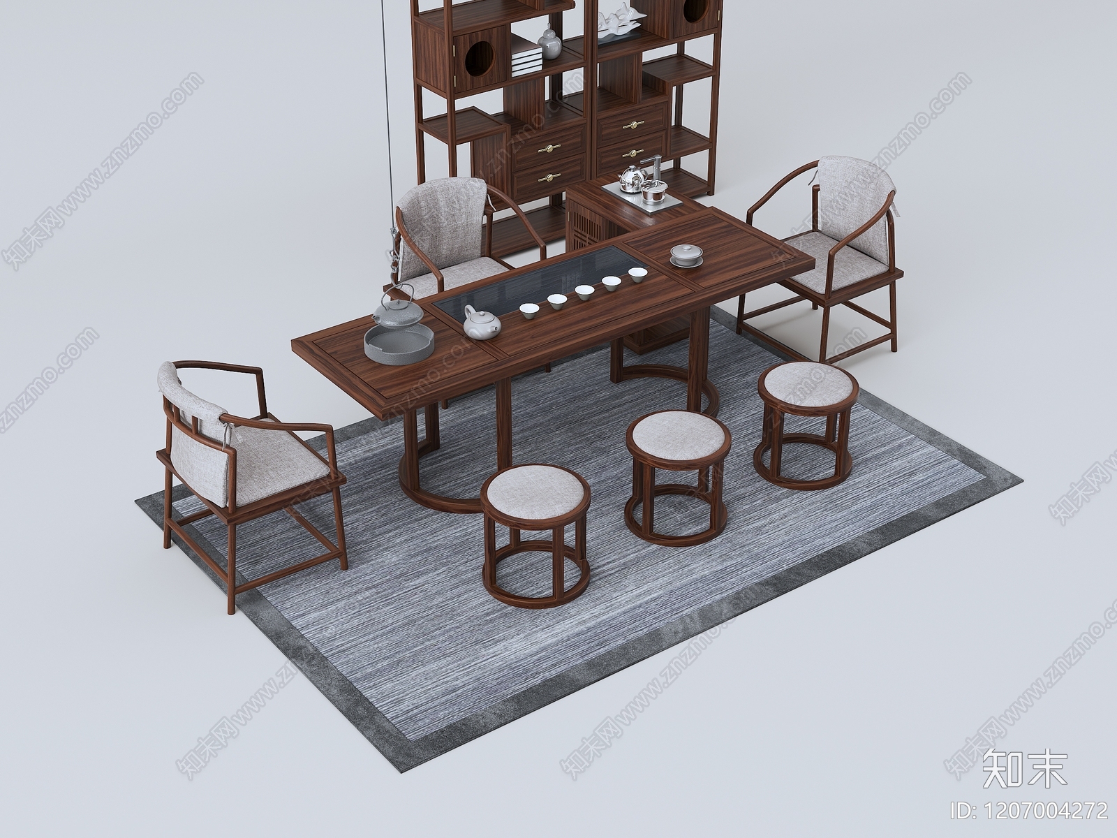 现代其他桌子3D模型下载【ID:1207004272】