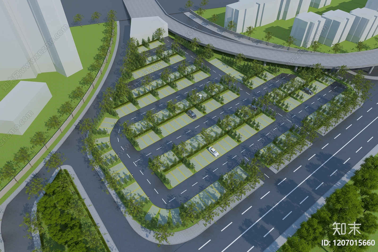 现代外景3D模型下载【ID:1207015660】