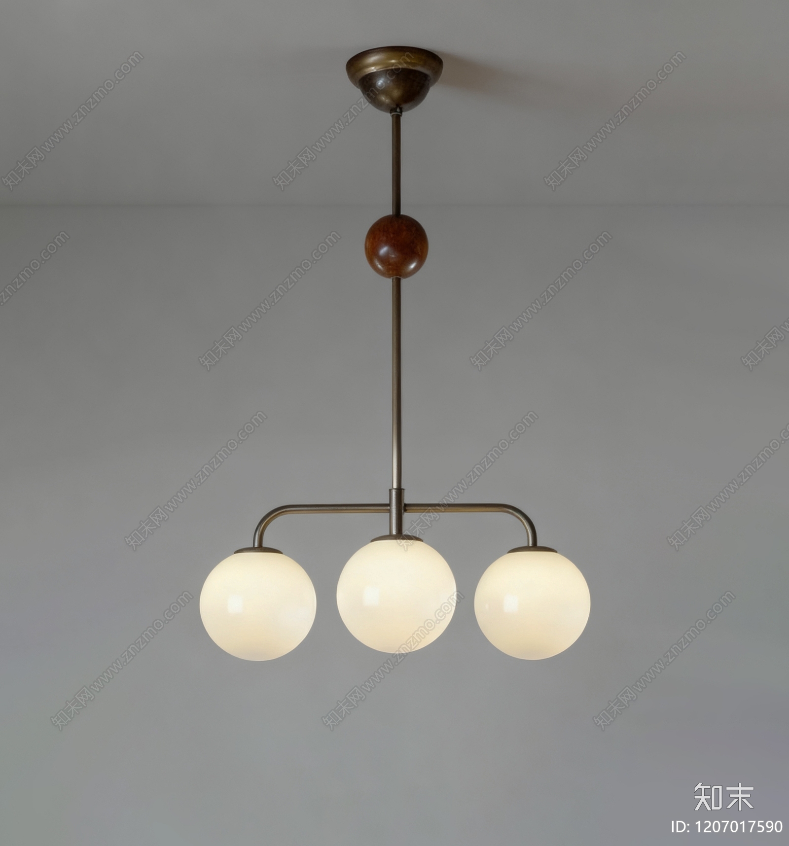 现代简约吊灯SU模型下载【ID:1207017590】
