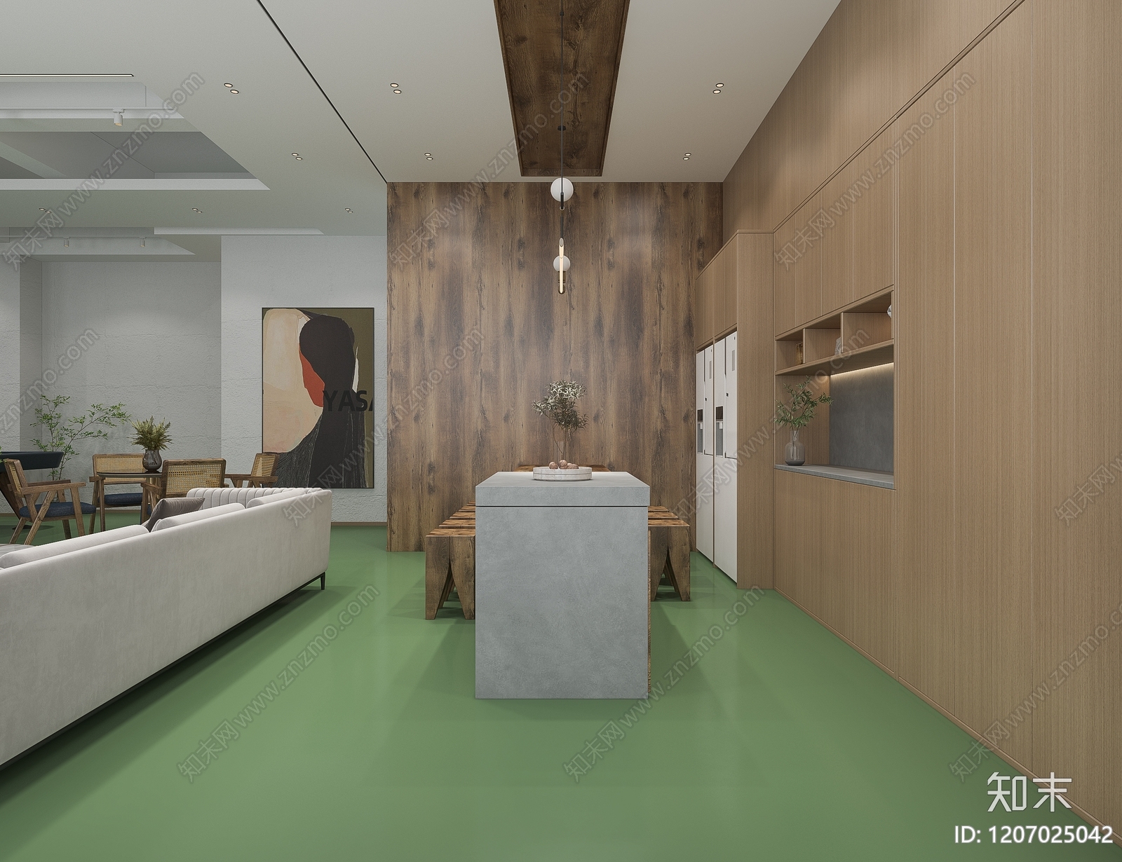 现代台球室3D模型下载【ID:1207025042】