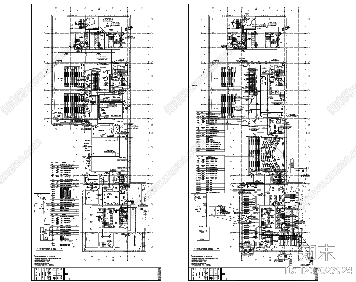 电气图cad施工图下载【ID:1207027924】