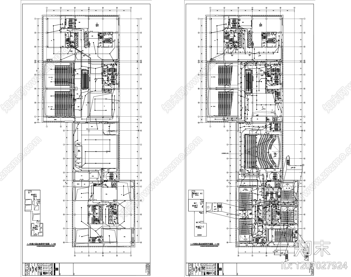 电气图cad施工图下载【ID:1207027924】