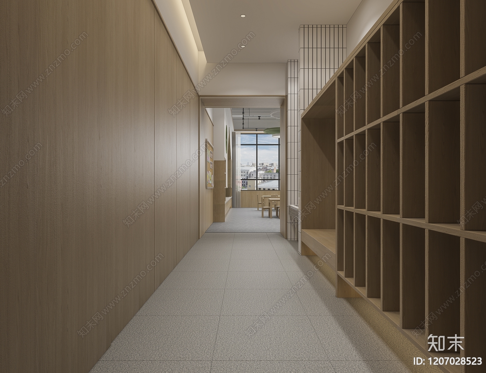 现代幼儿园3D模型下载【ID:1207028523】