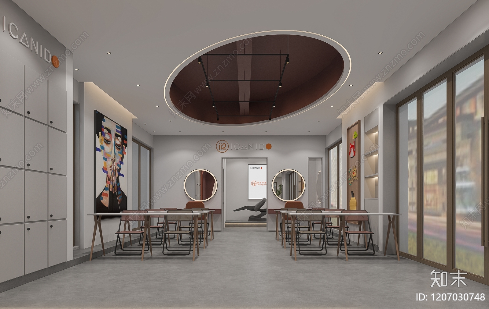 现代其他商业空间3D模型下载【ID:1207030748】