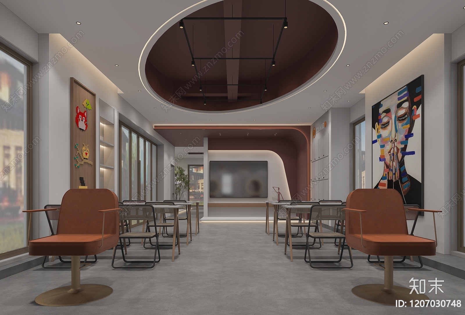 现代其他商业空间3D模型下载【ID:1207030748】