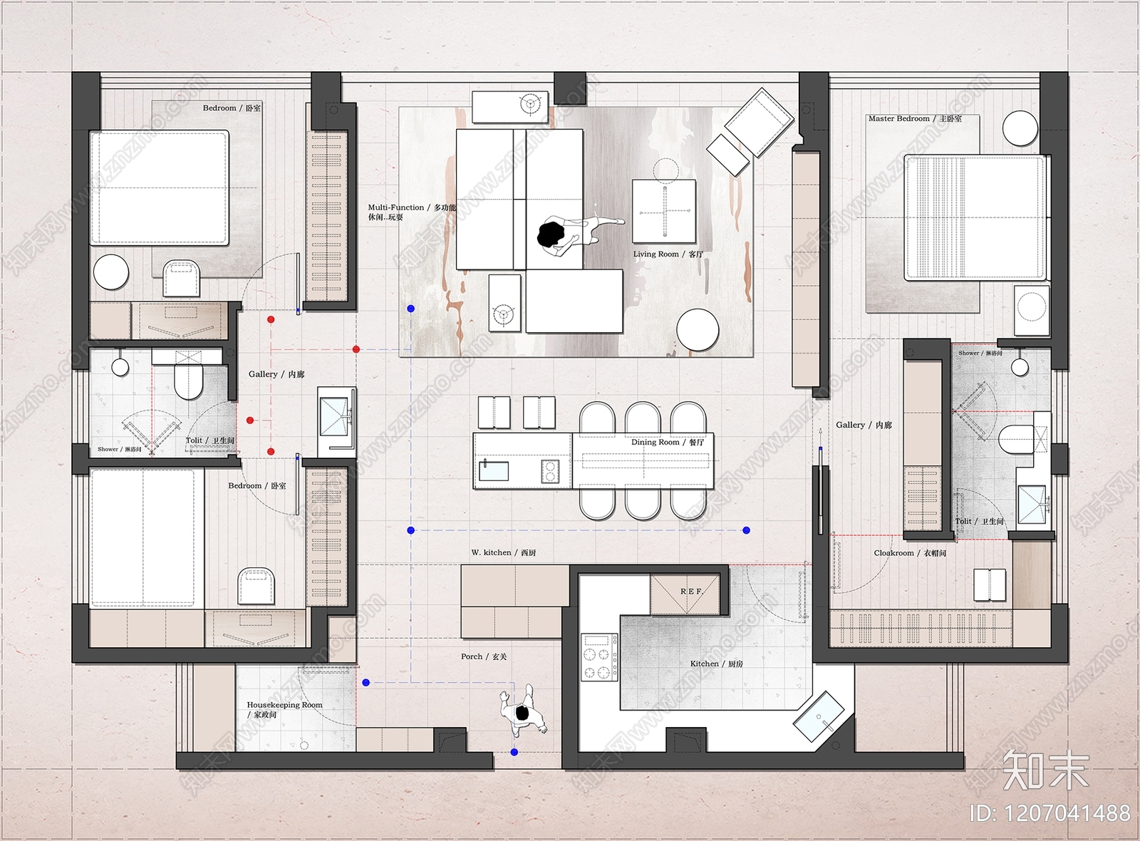 大平层施工图下载【ID:1207041488】
