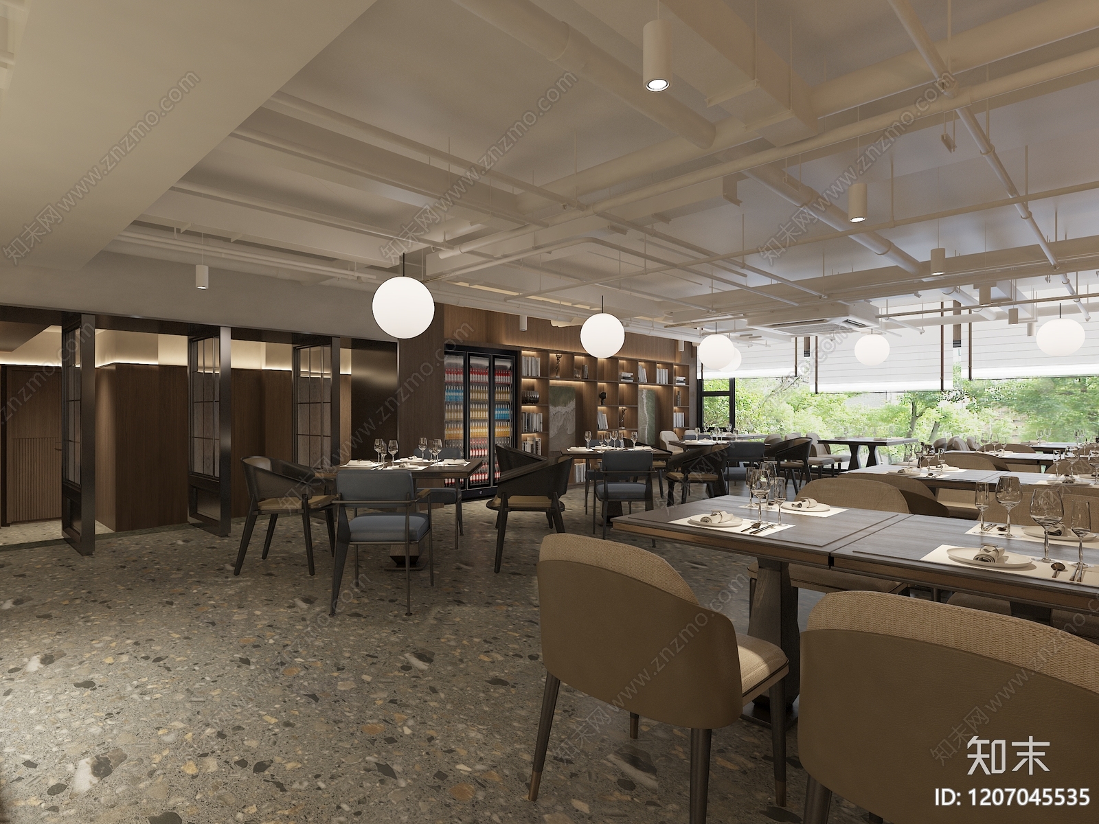 现代酒店3D模型下载【ID:1207045535】