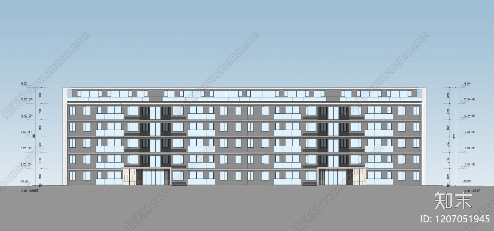 低层住宅施工图下载【ID:1207051945】