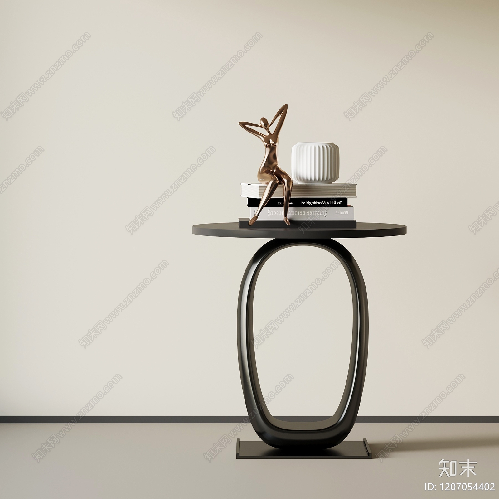 现代意式边几SU模型下载【ID:1207054402】