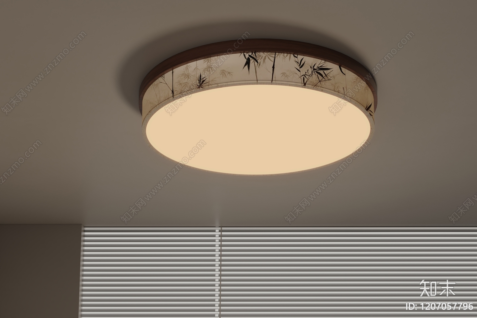 法式中古吸顶灯SU模型下载【ID:1207057796】