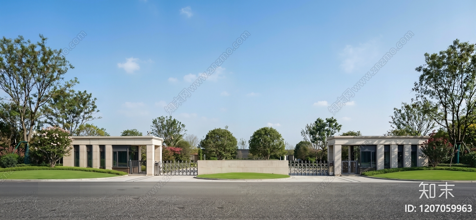 现代小公建SU模型下载【ID:1207059963】